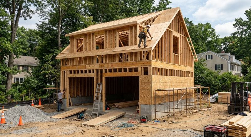 Garage Construction in Cypress, TX