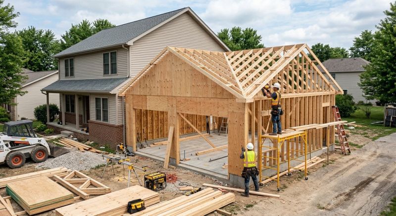Attached Garage Construction in Bonita Springs, FL