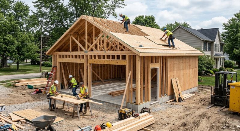 Wood Garage Installation in Las Vegas, NV